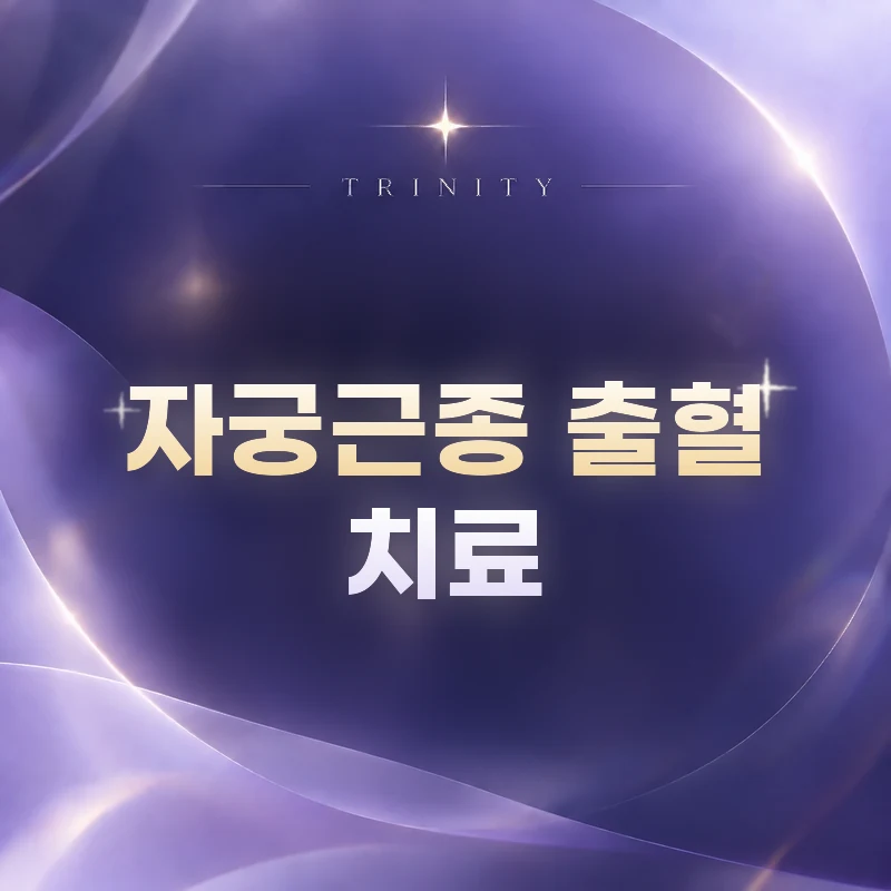 자궁근종 출혈 치료 — 용해술·하이푸·수술 비교