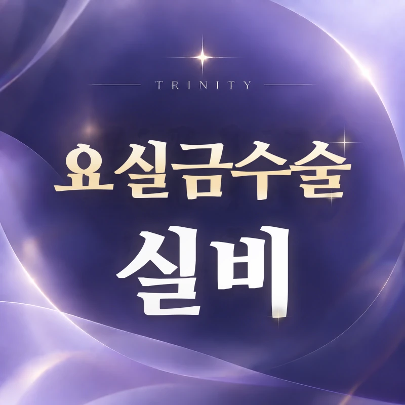 요실금수술 실비·요실금 보험 적용