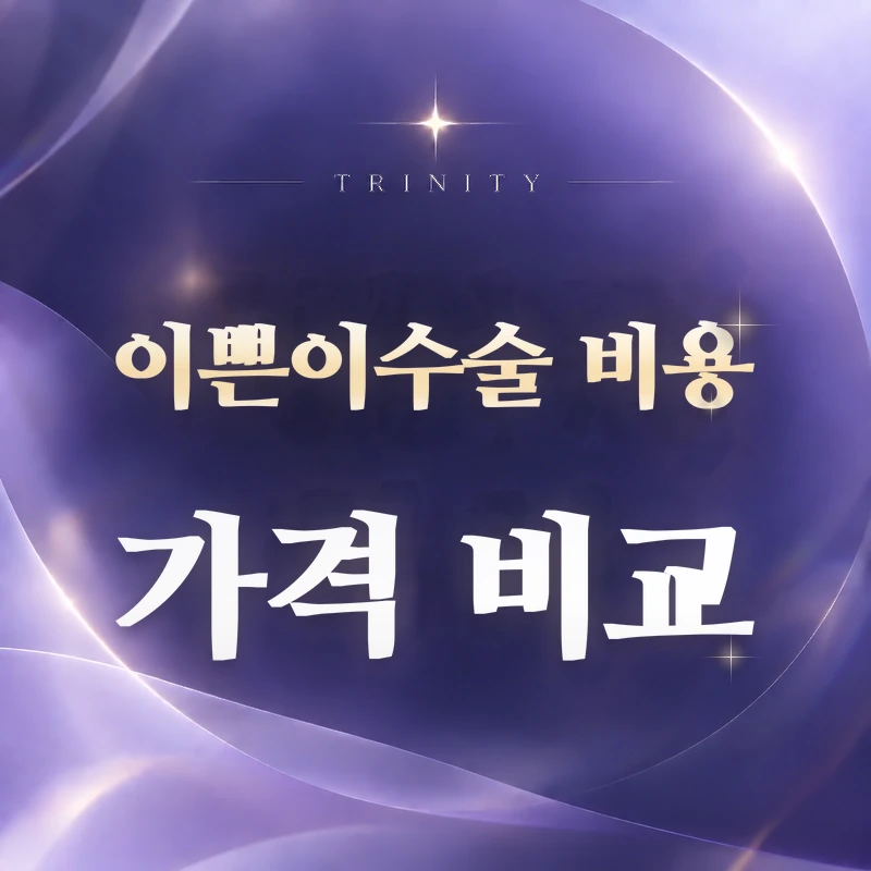 이쁜이수술 비용 가격 비교 | 포함 항목 확인